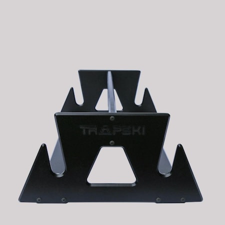 Trapski Double Mobile POWDER Ski and Snowboard Rack, Holds 2 Snowboards or 2 Pairs of Skis, Black TRAPSKI2P-BLK